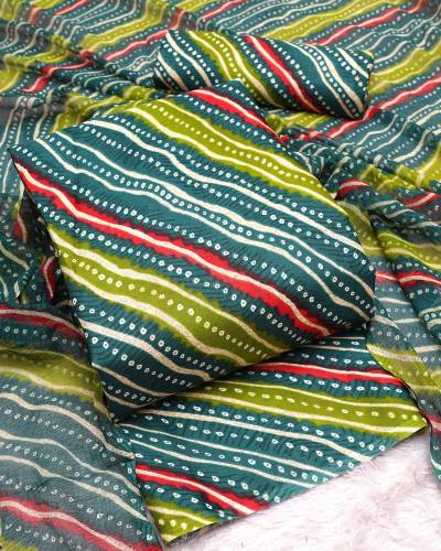 ROYAL MASAKALI(LEHERIA) BY GULZARA HEAVY INDO SALWAR KAMEEZ